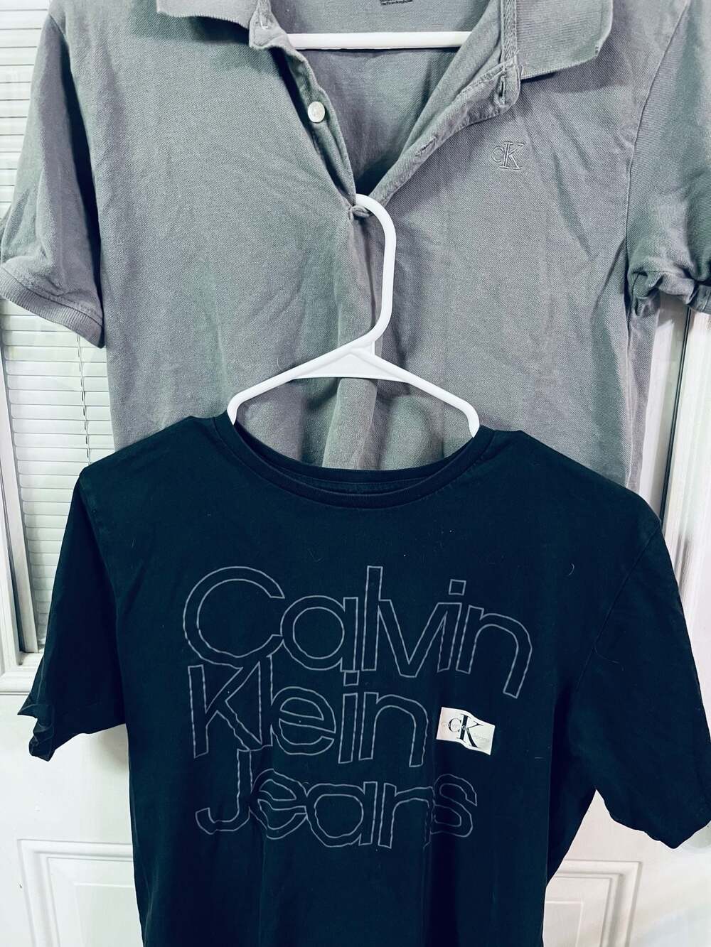 Calvin Klein Jeans Boys XL (18/20) 2-Piece Shirt Bundle